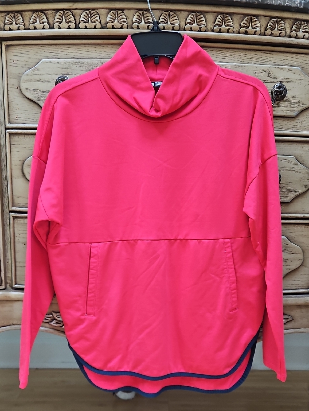 The North Face Hot Pink Funnel Neck Pullover